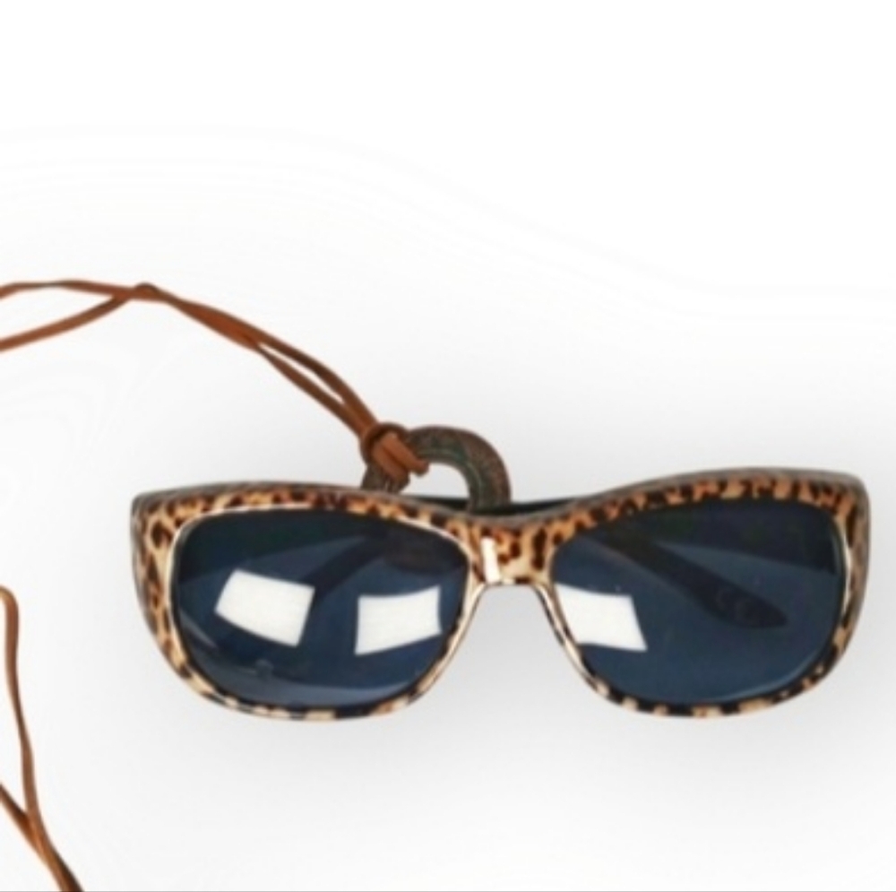 Cord Medallion Necklace Sunglasses Lanyard Countyside Organic Design Westerncore - Picture 6 of 13
